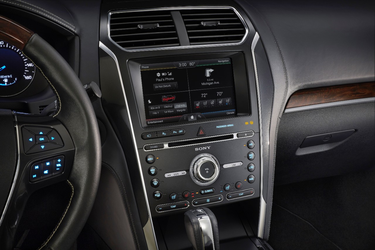 FORD AND SONY BRING PREMIUM HOME AUDIO TECHNOLOGY TO 2016 FORD EXPLORER PLATINUM – AN INDUSTRY-FIRST INNOVATION